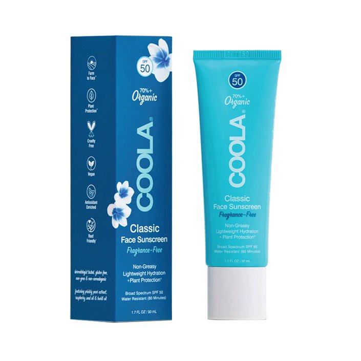 Coola Classic Face Organic Sunscreen Lotion SPF 50