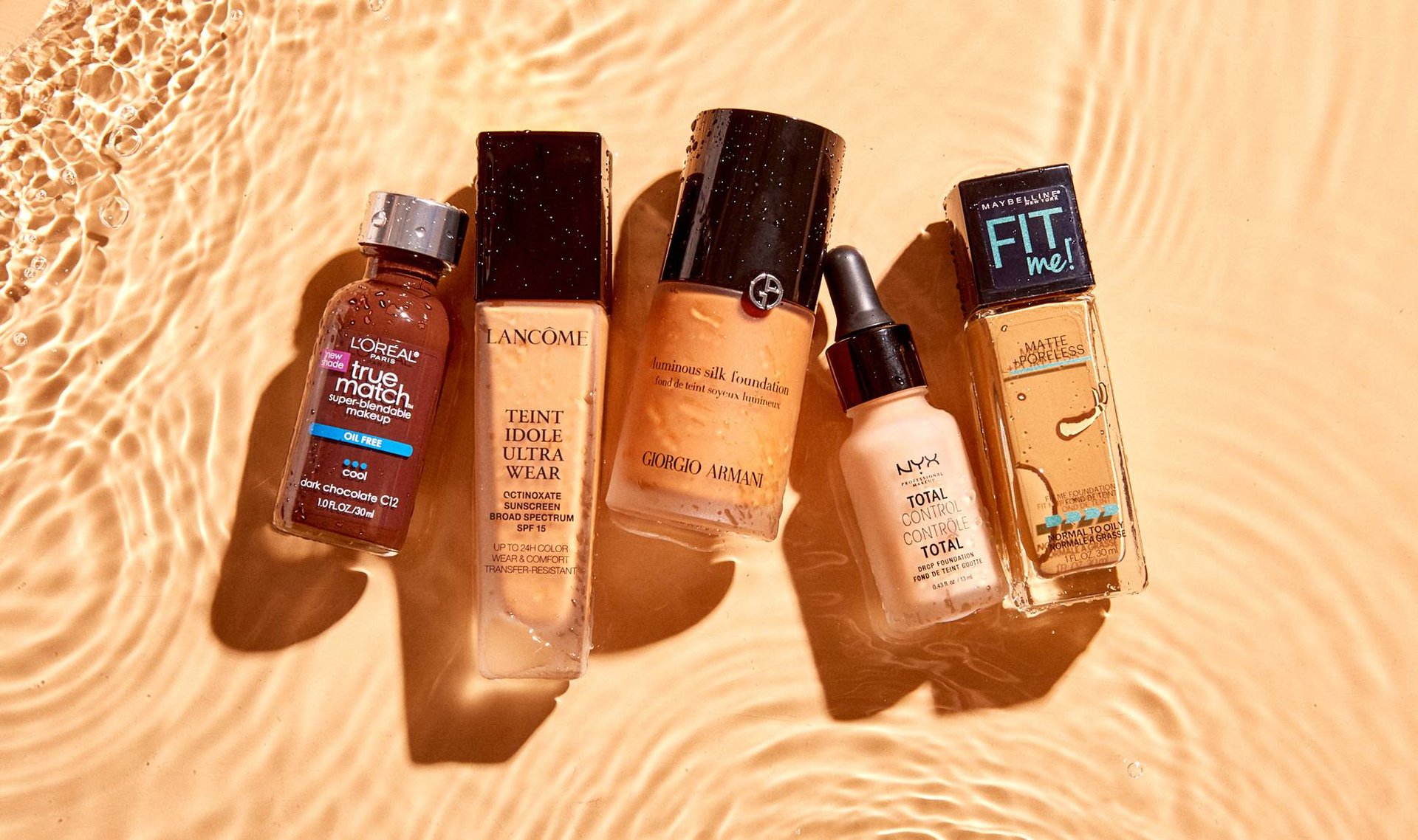 6 Water-Based Foundations for Flawless-Looking Skin