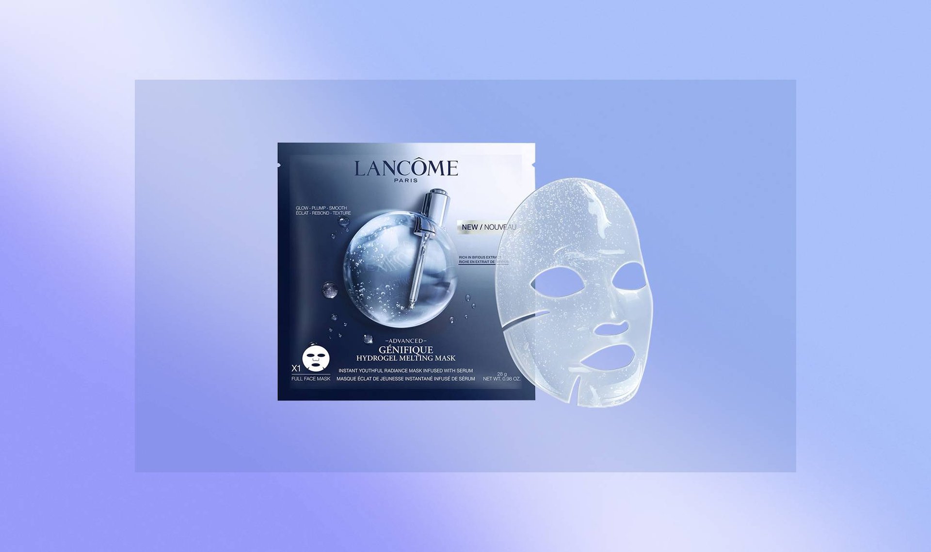 We Tried It: Lancôme Advanced Génifique Hydrogel Melting Sheet Mask