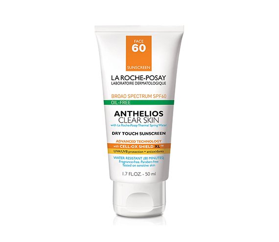 la roche posay anthelios clear skin dry touch sunscreen broad spectrum spf 60