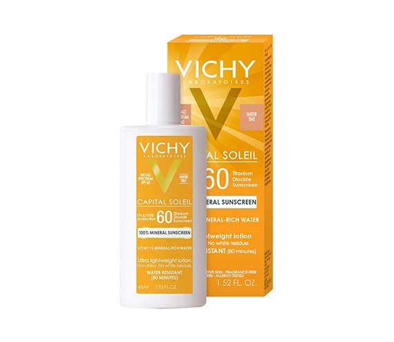 vichy ideal capital soleil tinted mineral sunscreen for face