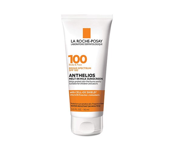 la roche posay anthelios melt in milk sunscreen for face and body spf 100