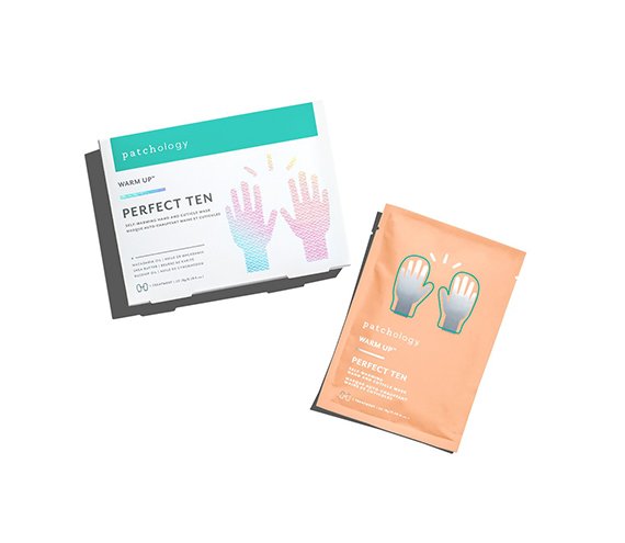 patchology perfect ten self warming hand and cuticle masks
