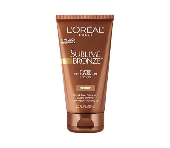 loreal paris sublime bronze tinted self tanning lotion