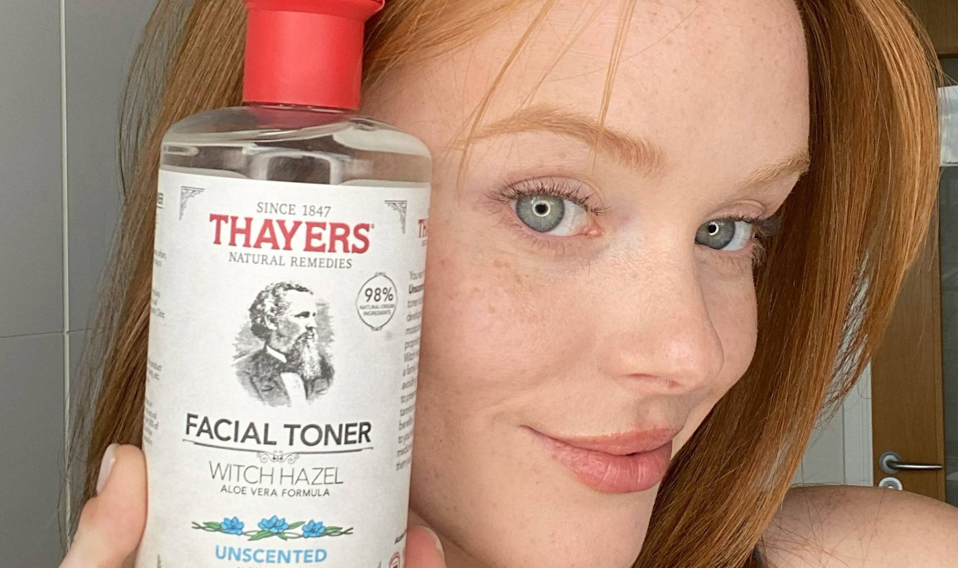 How Abigail Cowen Keeps Her Skin Glowing on Set With the Help of Thayers