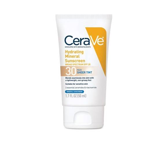 minimize white cast in mineral sunscreen