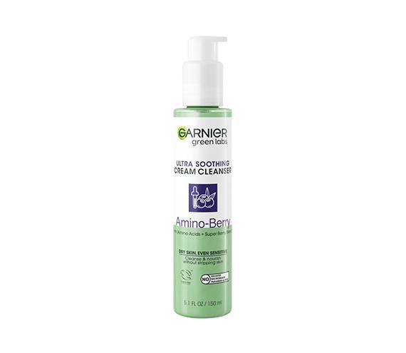 garnier green labs amino berry ultra soothing cream cleanser