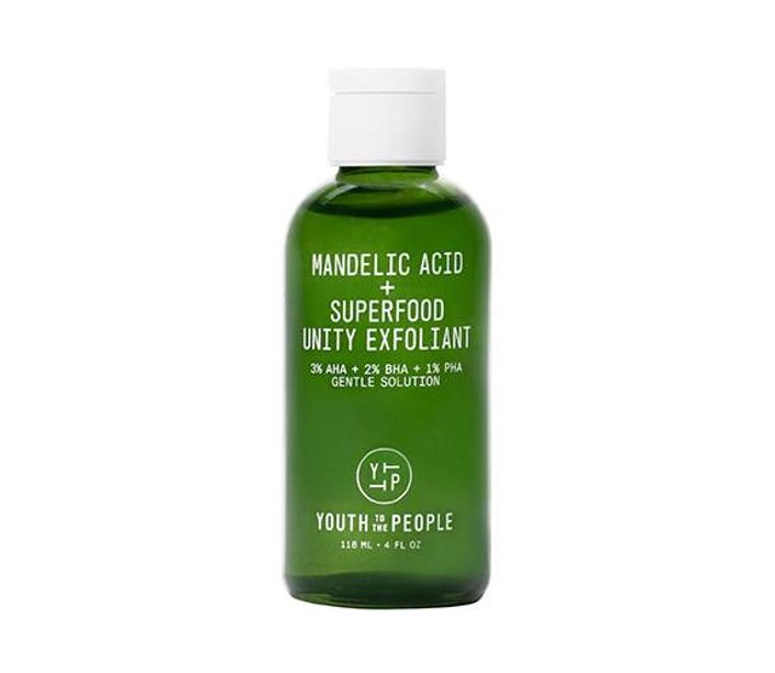youth to the people mandelic acid and superfood unity exfoliant