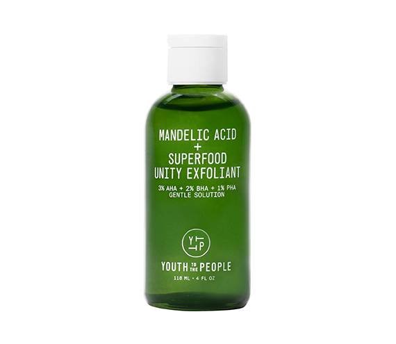 youth to the people mandelic acid and superfood unity exfoliant