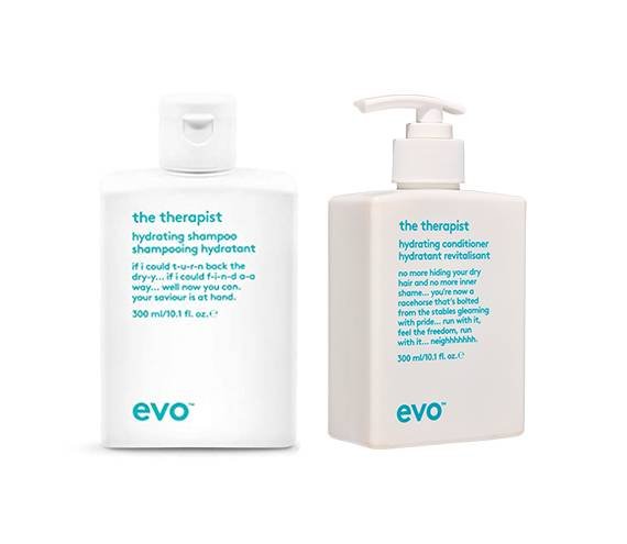 Evo The Therapist Hydrating Shampoo and Conditioner