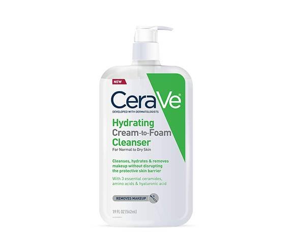CeraVe Cream-to-Foam Hydration Facial Cleanser