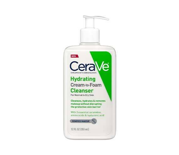 CeraVe Hydrating Cream-to-Foam Cleanser