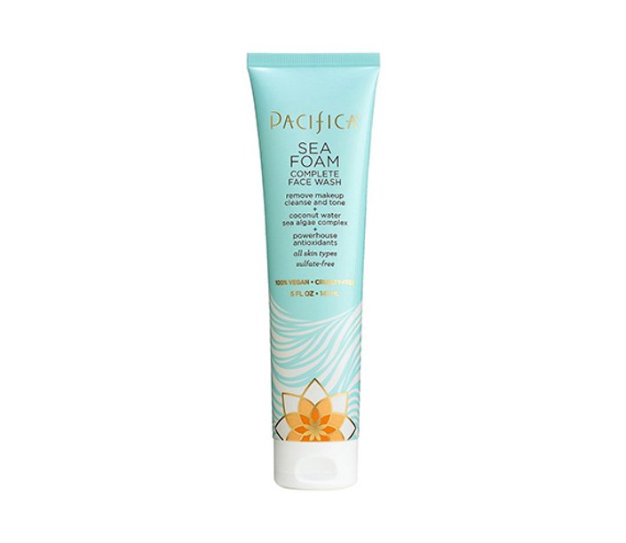 pacifica sea foam complete face wash
