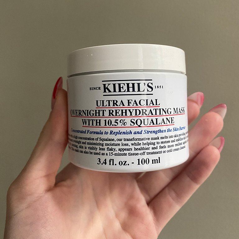kiehls ultra facial overnight hydrating face mask formula