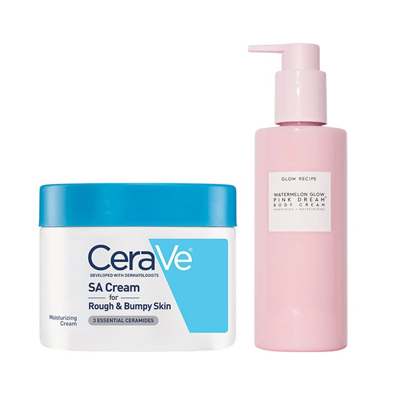 Product Images of Cerave SA Cream and Glow Recipe Pink Dream Body Cream