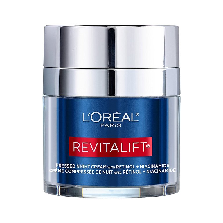 L'Oréal Paris Revitalift Pressed Night Moisturizer with Retinol, Niacinamide
