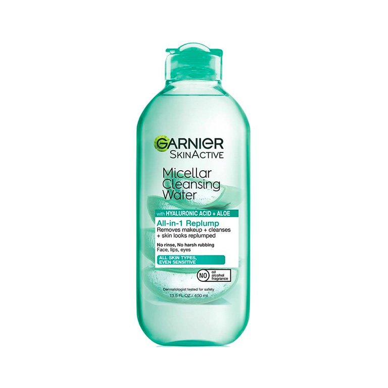 garnier skinactive micellar cleansing water with hyaluronic acid and aloe
