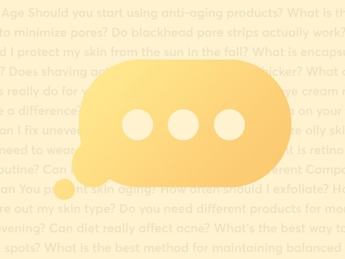 Yellow text bubble