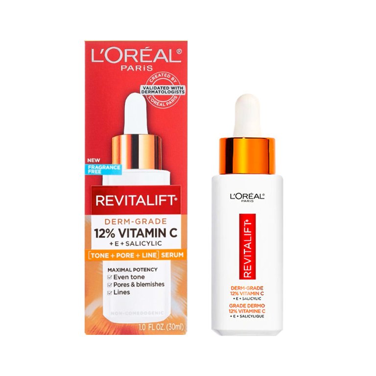 L’Oréal Paris Revitalift Derm Intensives 12% Vitamin C + E + Salicylic Acid