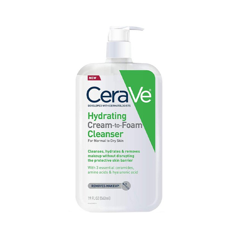 CeraVe Hydrating Cream-to-Foam Cleanser