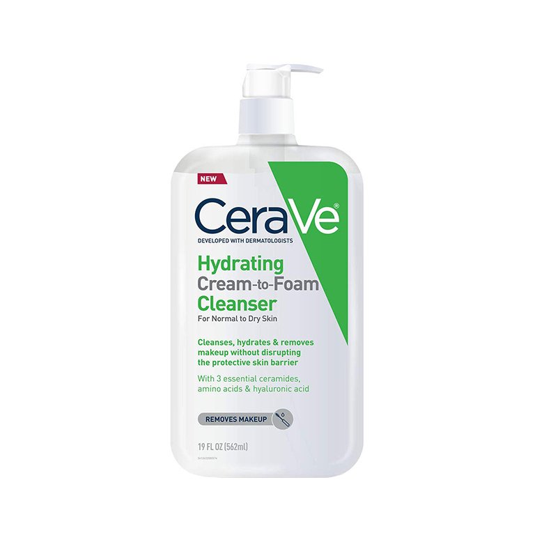 CeraVe Hydrating Cream-to-Foam Facial Cleanser