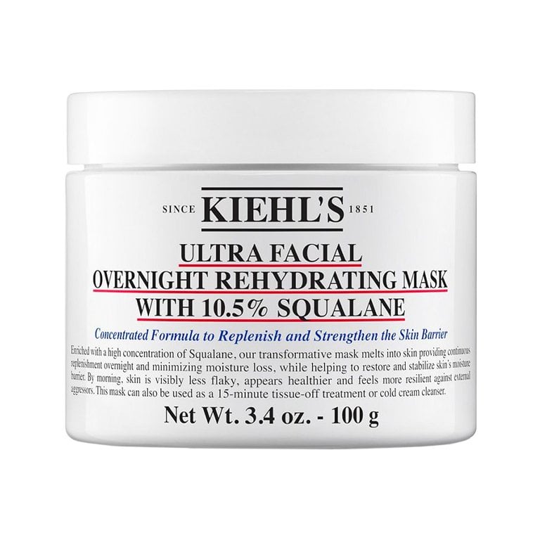 Kiehl’s Ultra Facial Overnight Hydrating Face Mask with 10.5% Squalane