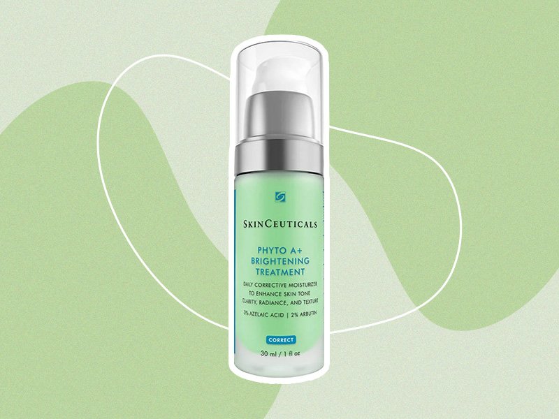 SkinCeuticals Phyto A+ Brightening Treatment on a Monochromatic Green Background