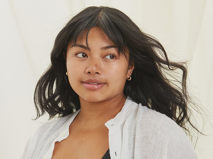 photo of person with glass skin