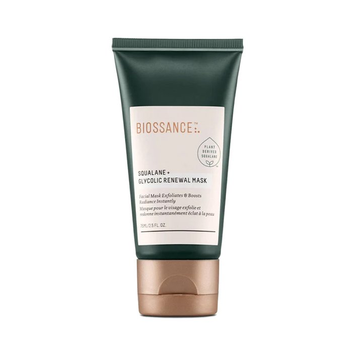 Biossance Squalane + Glycolic Renewal Mask