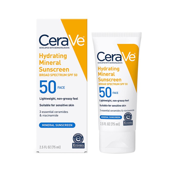 CeraVe Hydrating Sunscreen SPF 50 Face Lotion
