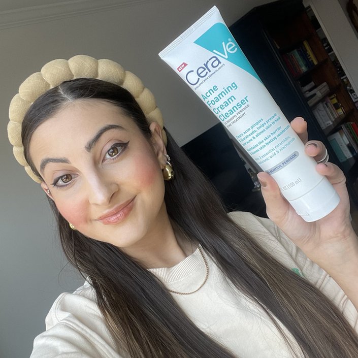CeraVe Acne Foaming Cream Cleanser BPO 4%