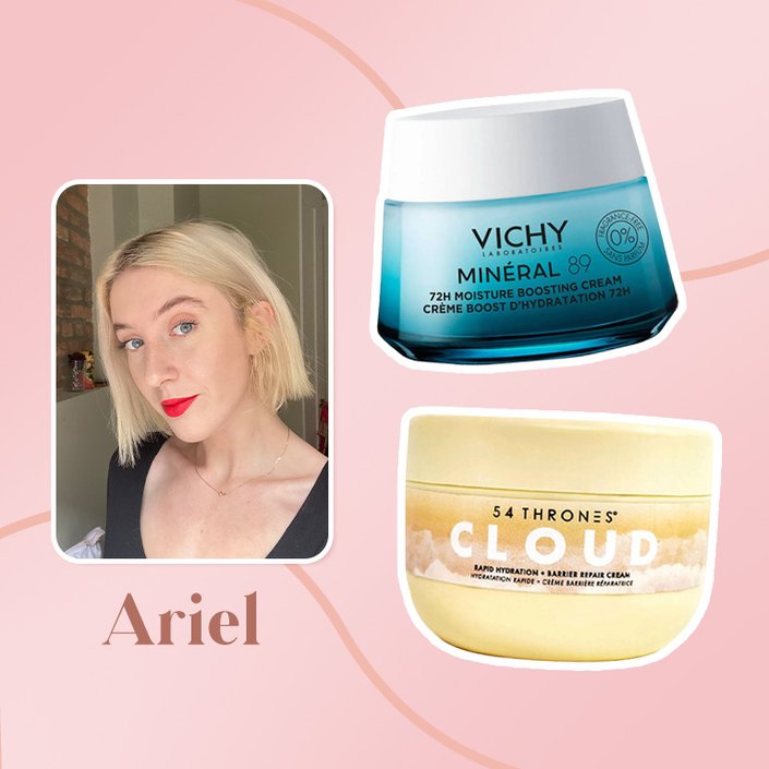 Vichy Minéral 89 Fragrance Free Cream, 54 Thrones Barrier Repair Cloud Body Cream with Peptides + Hyaluronic Acid