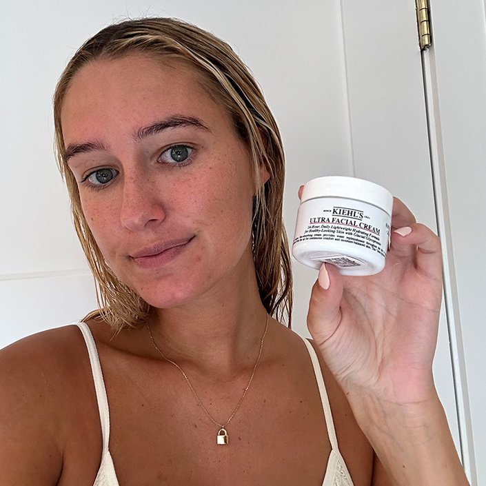 jordan with the Kiehl’s Ultra Facial Cream With Squalane