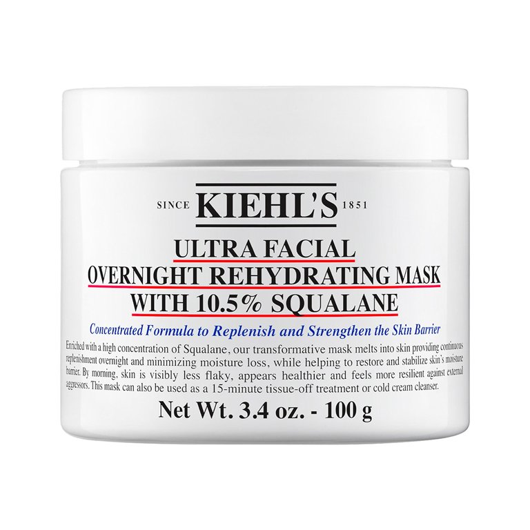 Kiehl’s Ultra Facial Overnight Hydrating Face Mask with 10.5% Squalane