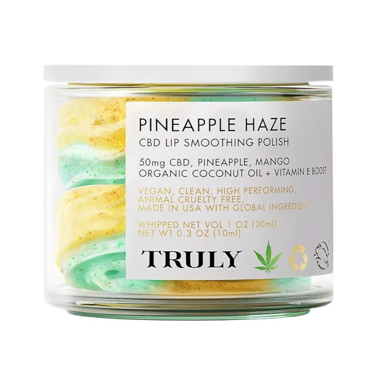 Truly Pineapple Haze CBD Lip Smoothing Polish