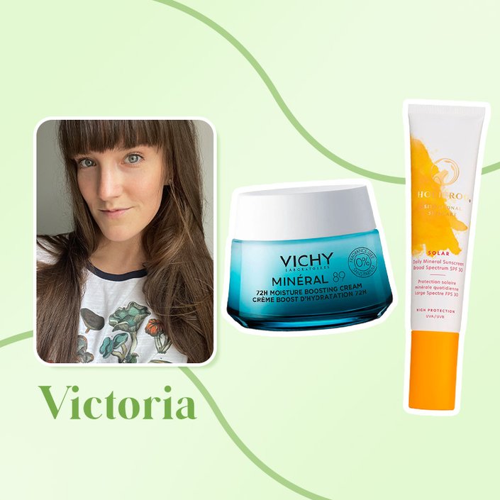 Vichy Minéral 89 Moisture Boosting Cream, Holifrog Solar Daily Mineral Sunscreen Broad Spectrum SPF 30