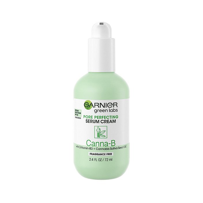 Garnier Green Labs Canna-B Pore Perfecting 3 in 1 Serum Cream with Niacinamide + Cannabis Sativa Seed Oil