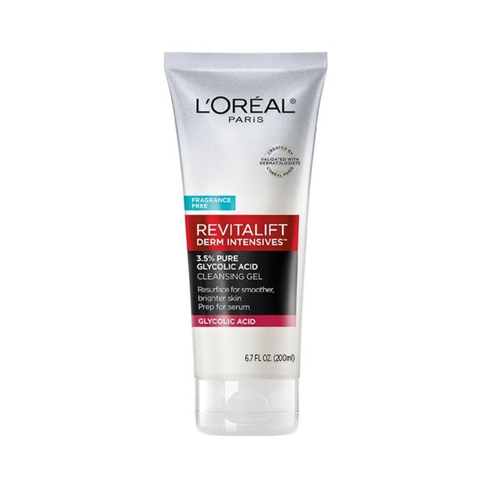 L’Oréal Paris Revitalift Derm Intensifies 3.5% Glycolic Acid Cleanser