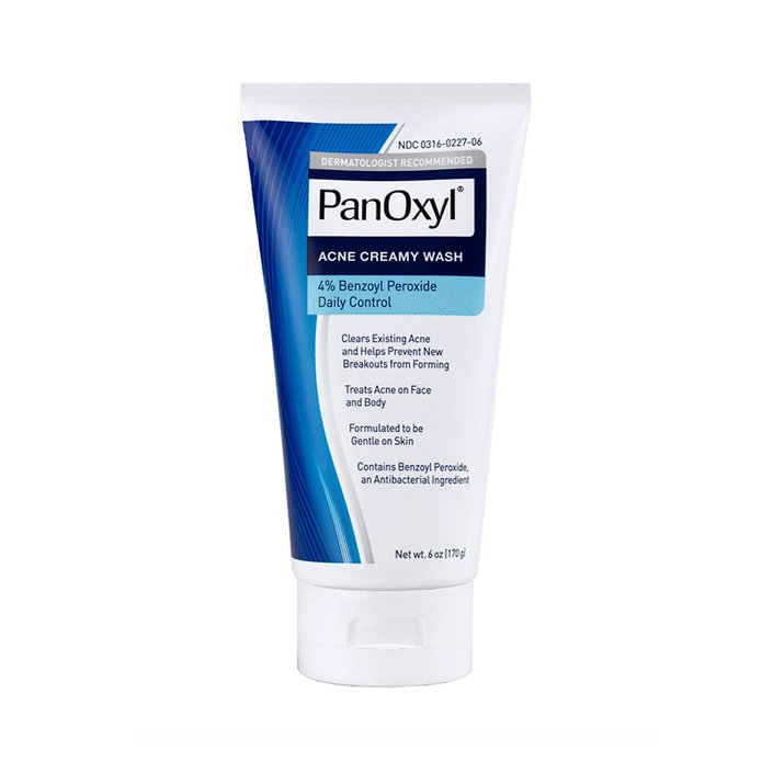 PanOxyl Acne Creamy Wash 4% Benzoyl Peroxide Daily Control