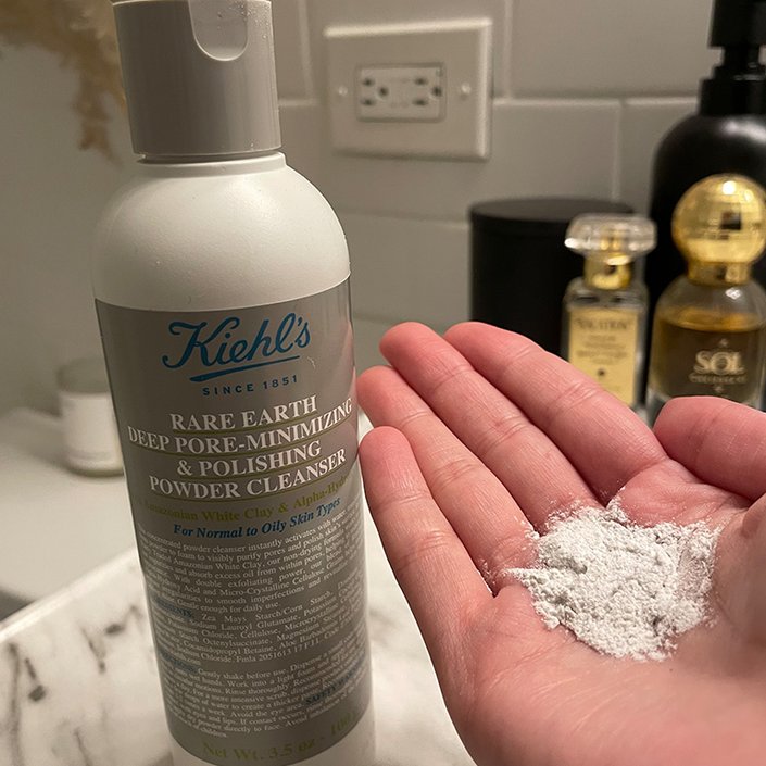 kiehl's powder cleanser