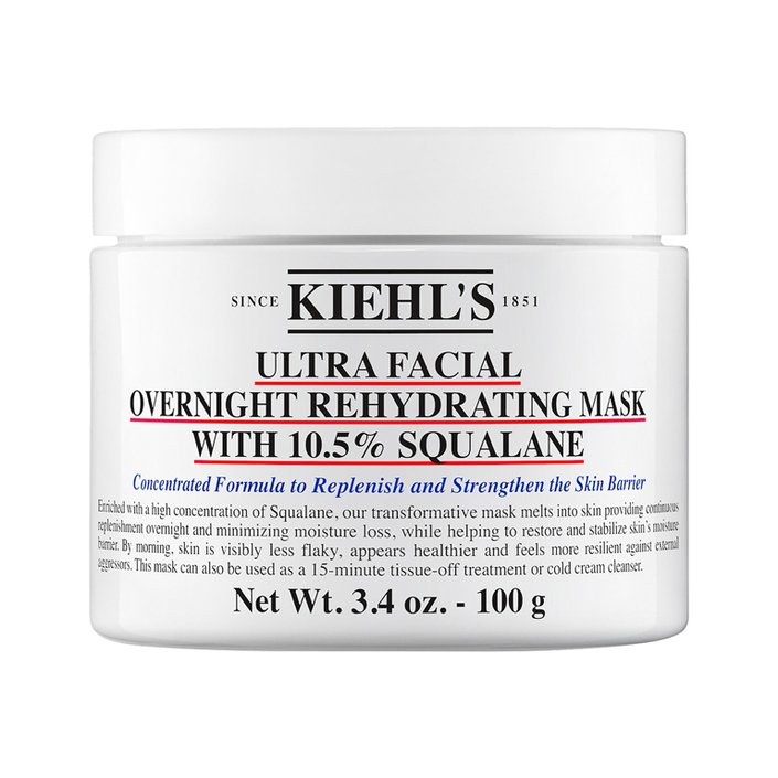 Kiehl’s Ultra Facial Overnight Hydrating Face Mask with 10.5% Squalane