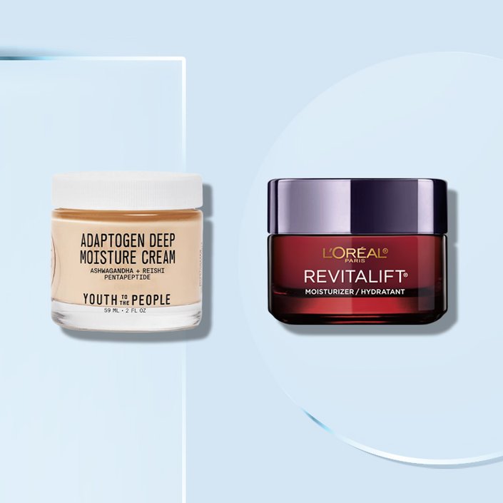 L’Oréal Paris Triple Power Anti-Aging Moisturizer and Youth to the People Adaptogen Deep Moisture Cream