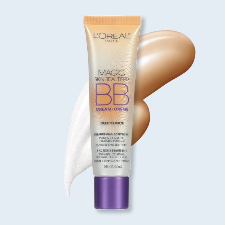 L’Oreal Paris Magic BB Cream on a blue background