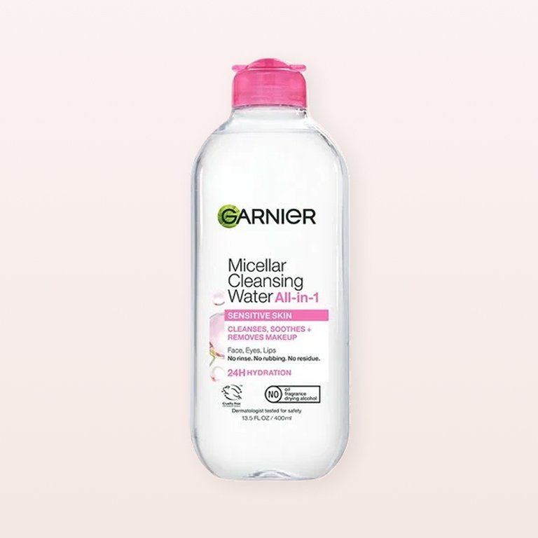 Bottle of Garnier SkinActive Micellar Cleansing Water All-in-1