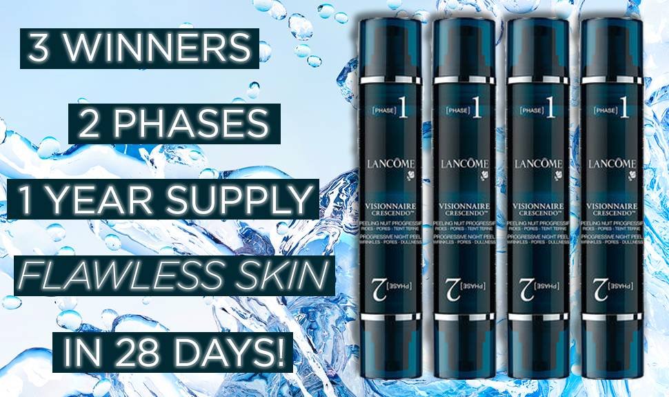 Giveaway! Win a One Year Supply of Lancôme Visionnaire Crescendo
