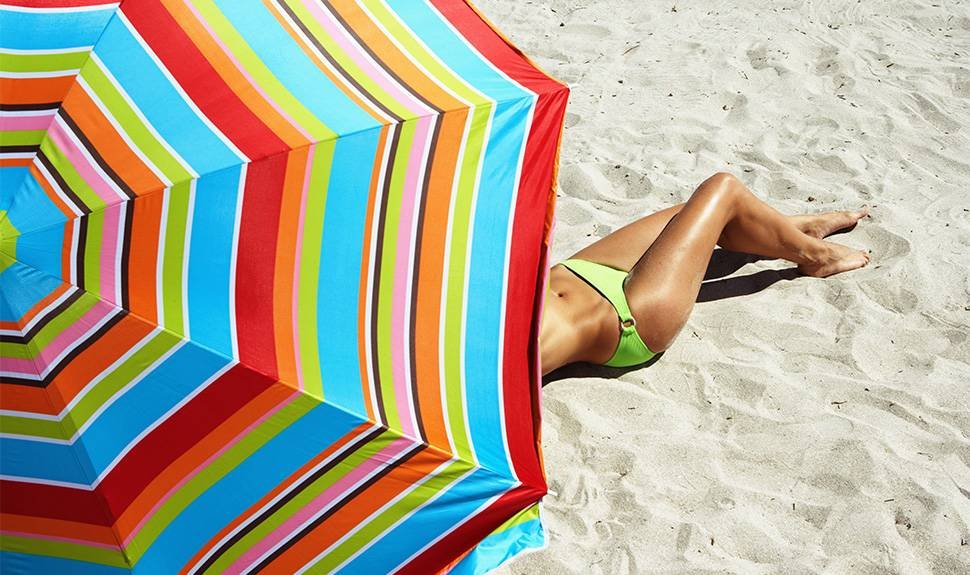 Shade from Beach Umbrellas Alone May Not Provide Adequate Sun Protection, According to a Study